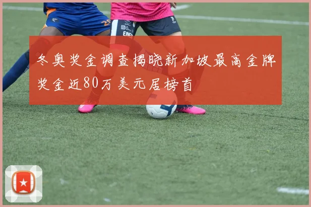 冬奥奖金调查揭晓新加坡最高金牌奖金近80万美元居榜首